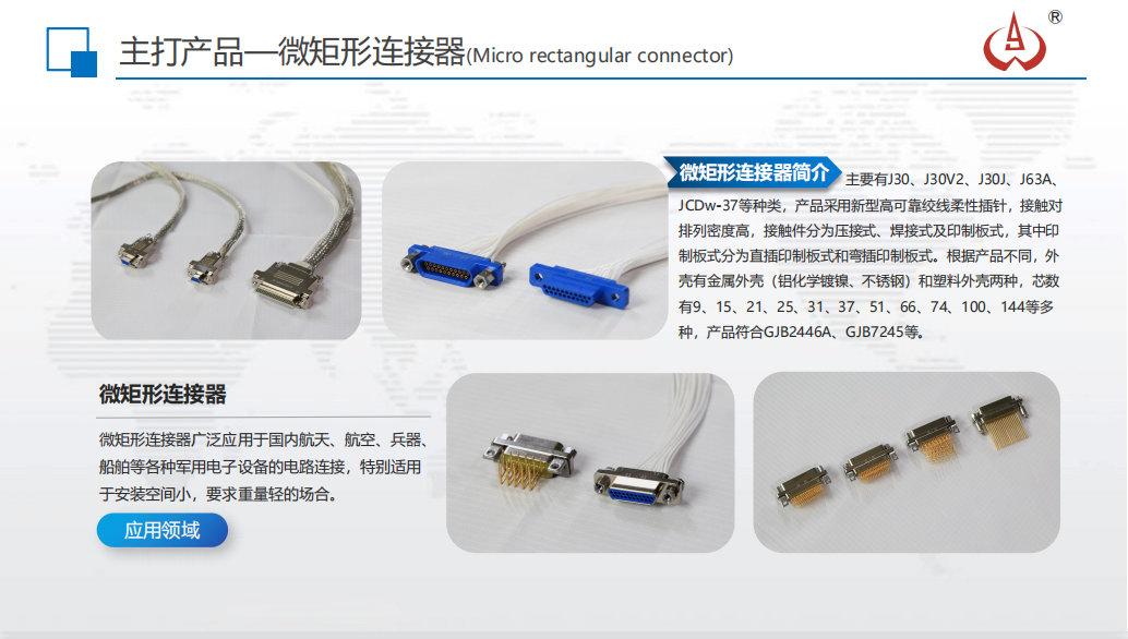 微短形连接器